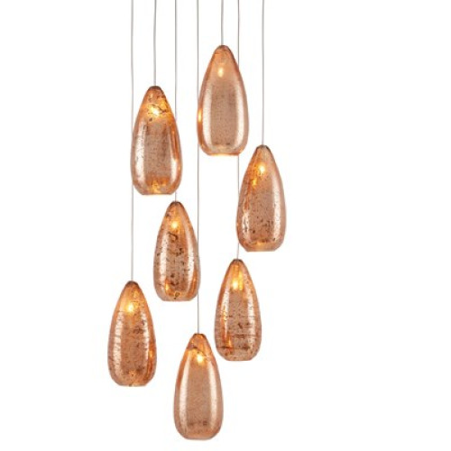 Currey Rame 7-Light Multi-Drop Pendant