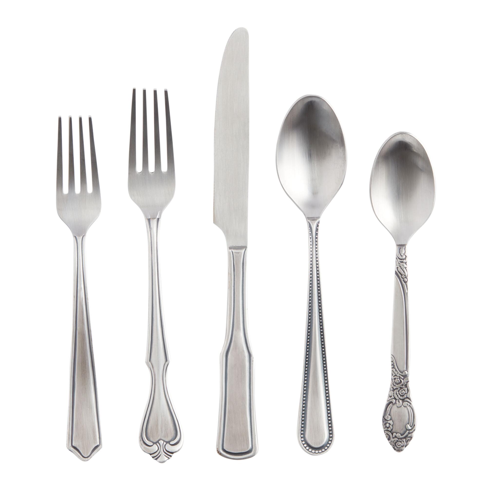 Vintage Eclectic Flatware Collection by World Market