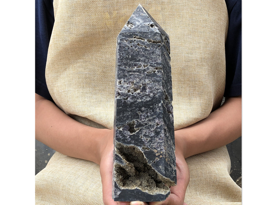 2.75lb Natural Elixir Blende Obelisk, Quartz Crystal,crystal Obelisk, Point,crystal Healing,crystal Wand Xa1706