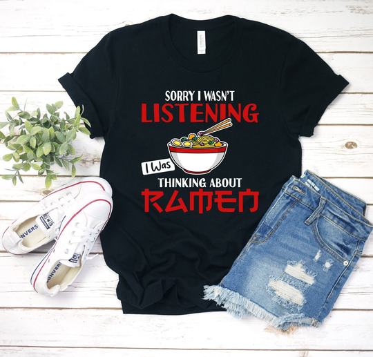 Ramen Soup Shirt/Hoodie Sweatshirt Tank Top Gift Noodle T-Shirt Merch Lover Tee Anime Tshirt