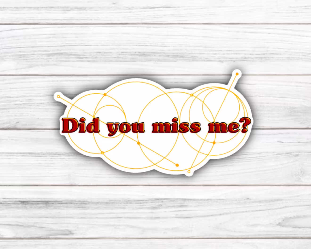Druig Makkari "Did You Miss Me?" Quote Sticker