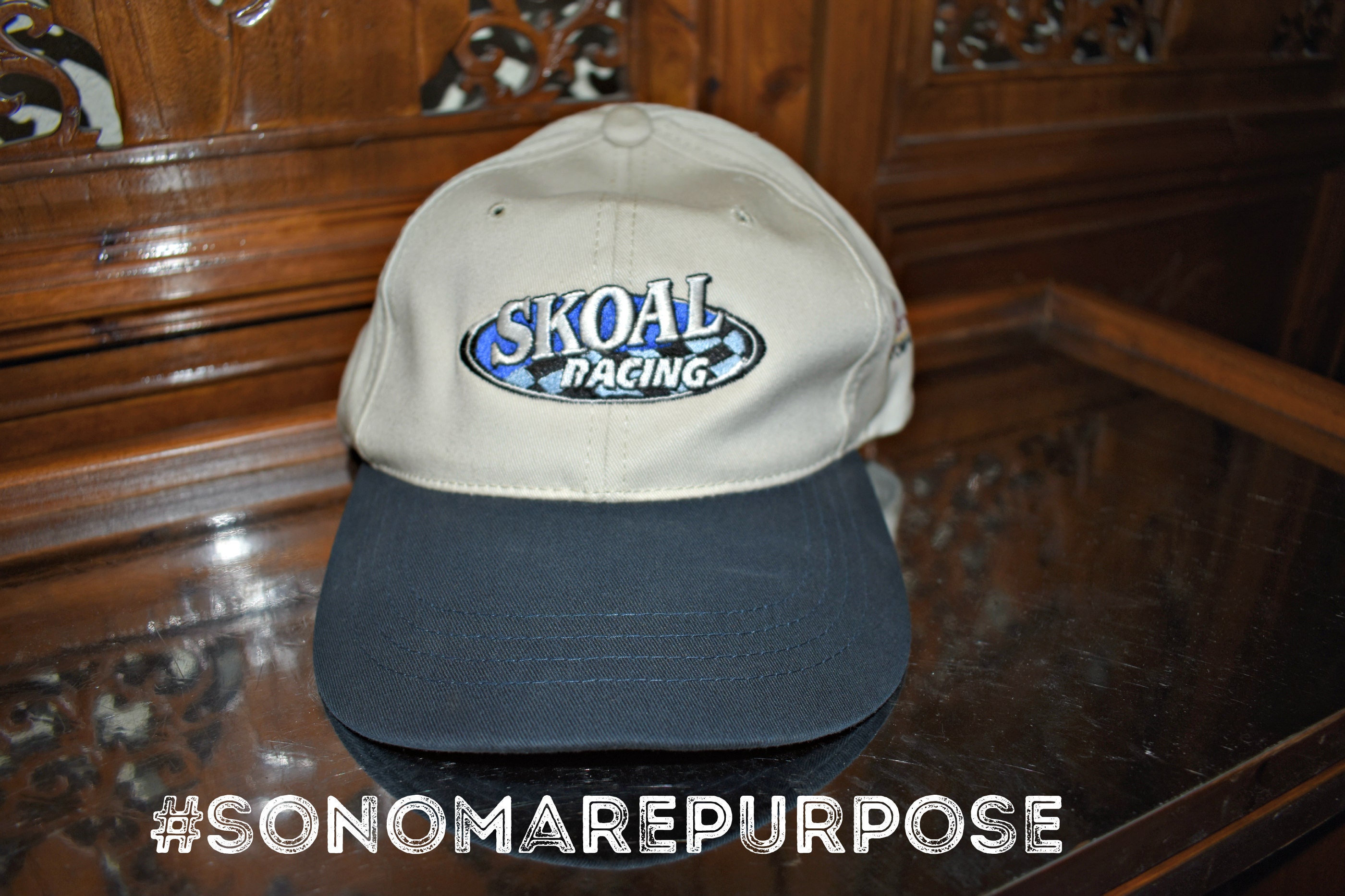 Vintage Skoal Racing Us Smokeless Tobacco Company Strapback Trucker Cap, Truckers Hat, Snapback Hat