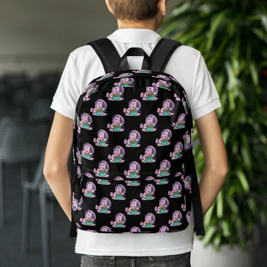 Unicorn Ramen Backpack, Pattern School Bag, Travel College Backpack Gift, Lover Theme Kid