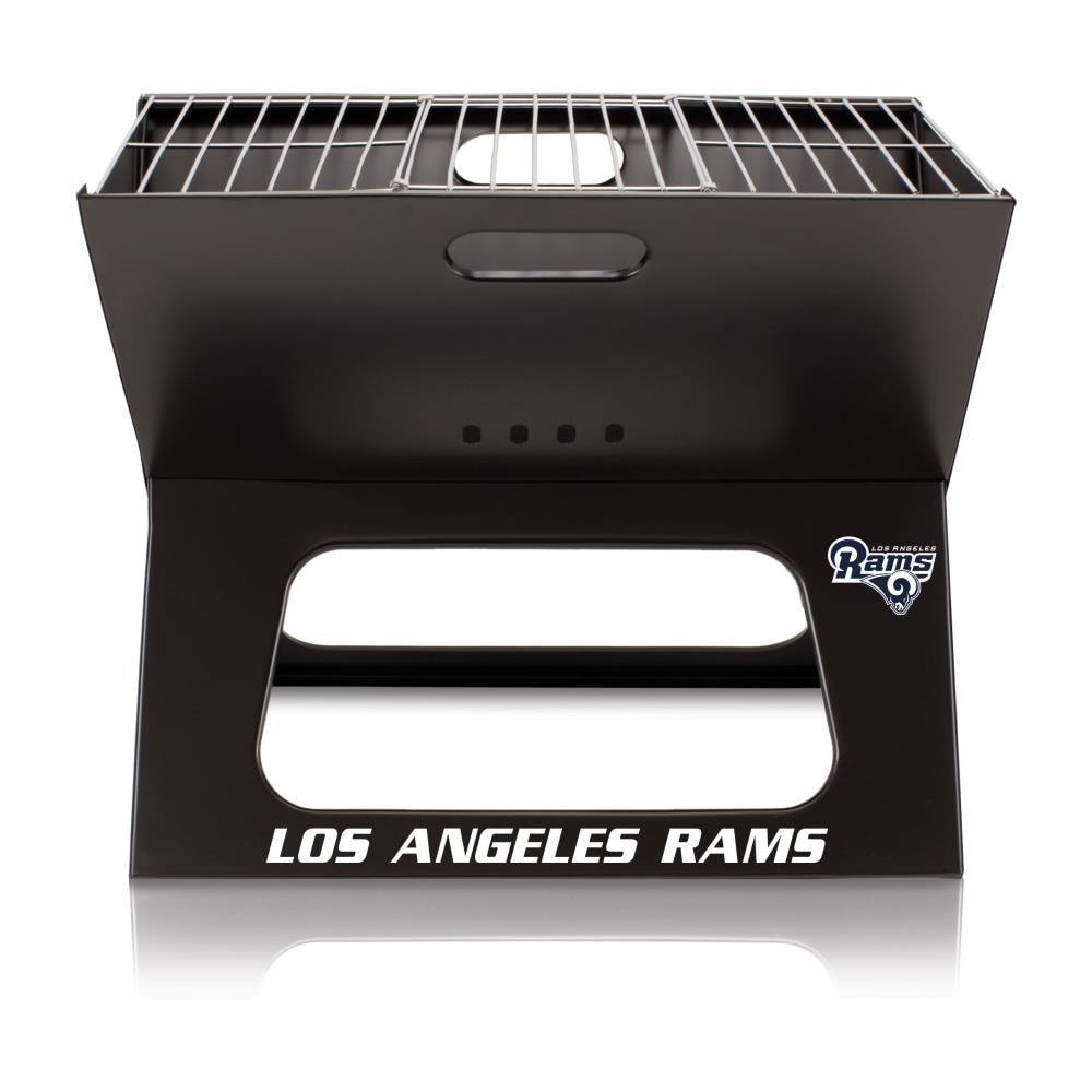 Picnic Time Los Angeles Rams W Black Charcoal Grill Polyester | 775-00-175-334-2