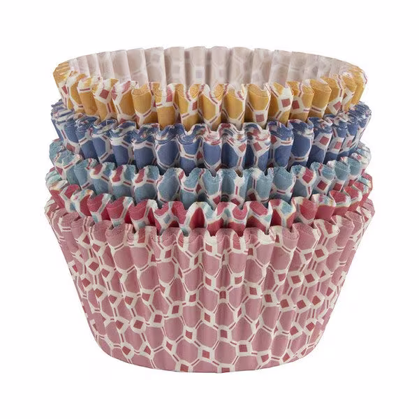 Lori Holt Cook Book Bee Sweet Treat Cups, Themed Cup Cake Holders, Quilt Fabric Baking Accessories