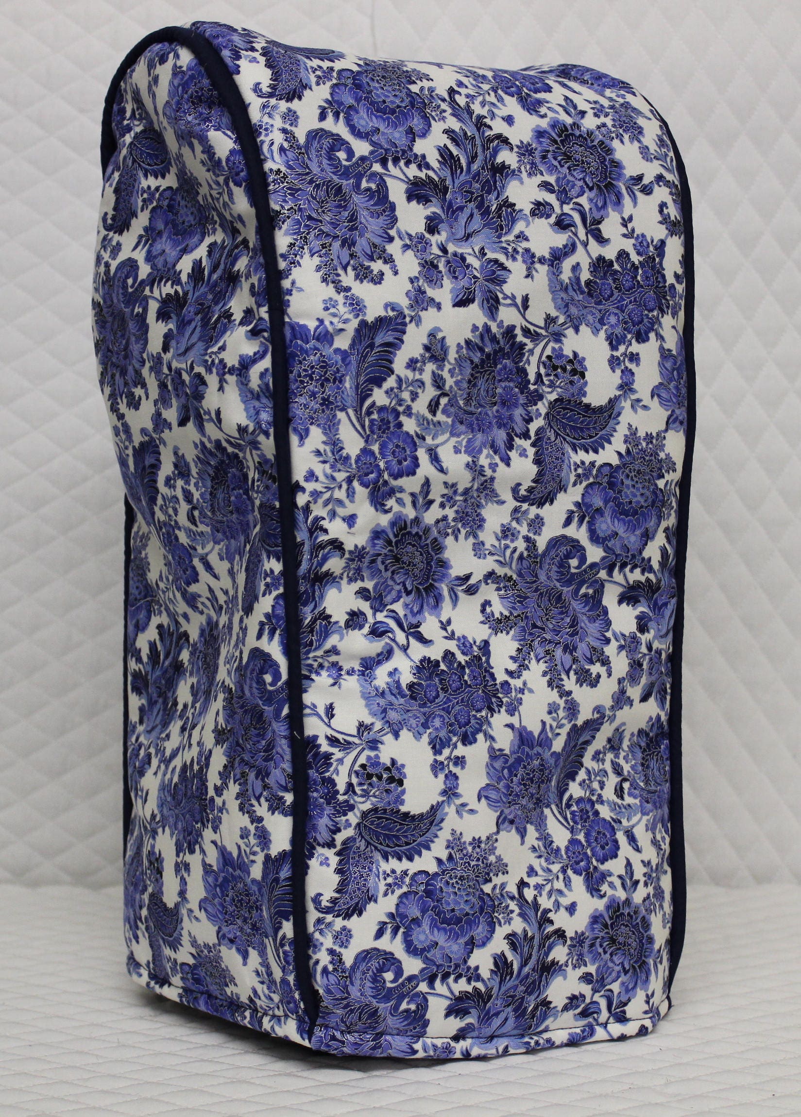 Blue Floral Blender Cover