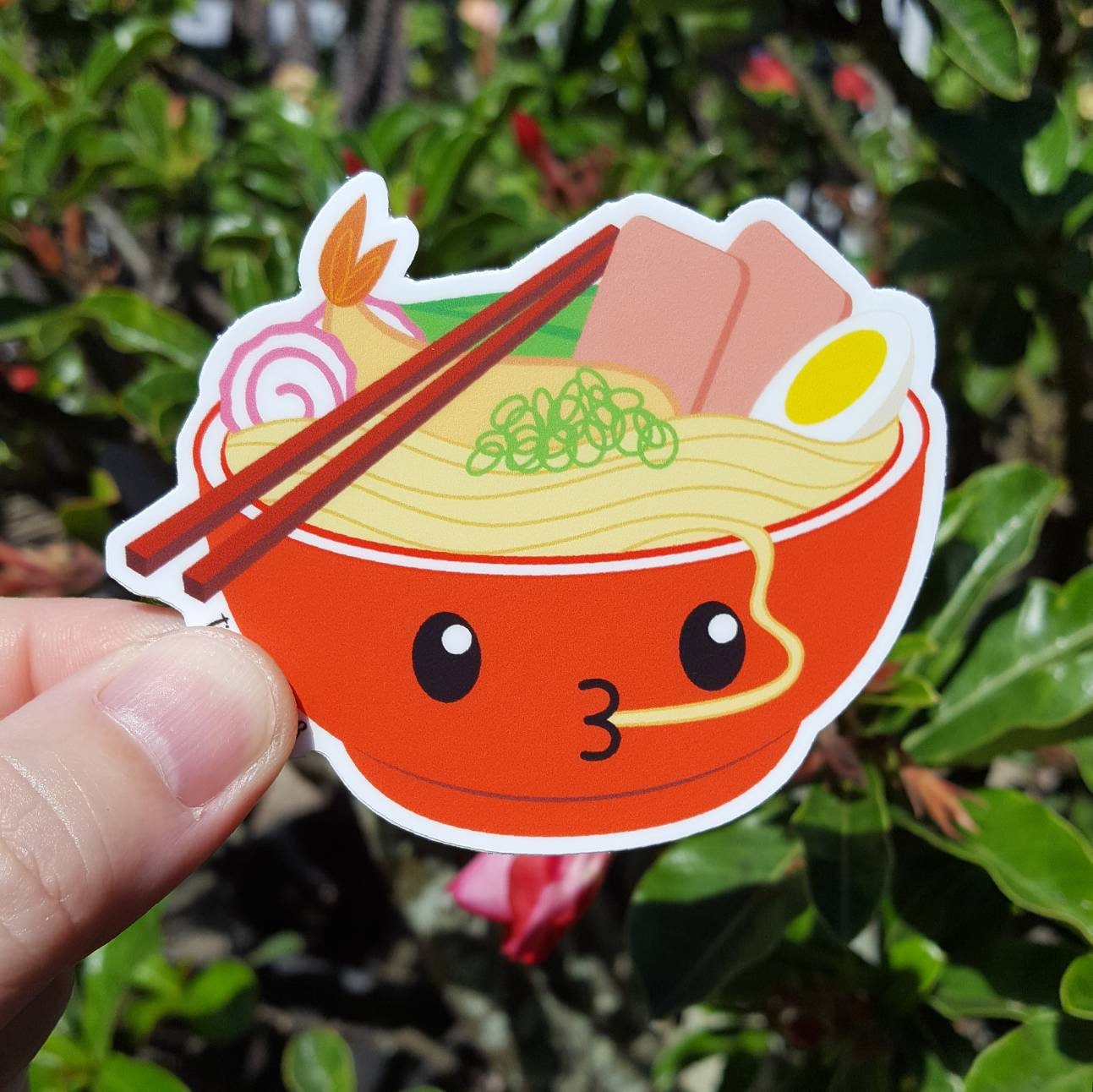 Ramen Sticker Cute Kawaii 3.25 X 2.75"