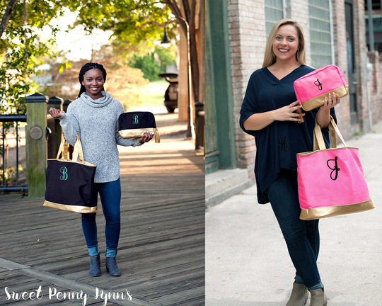 Monogram Tote, Weekender Monogram Weekend Bag, Tote Beach Totes