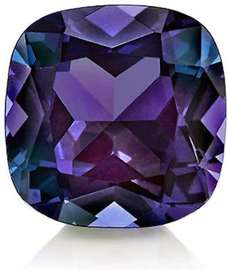 Lab Grown Alexandrite 6mm Cushion Cut Lot Of 10 Stones