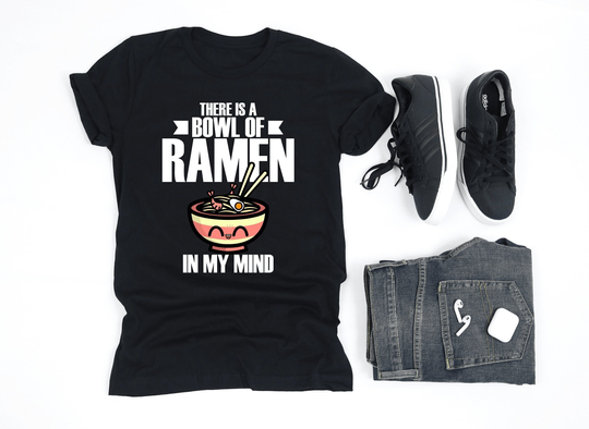 There Is A Bowl Of Ramen in My Mind Shirt, Lover Gift, V-Neck, Tank Top, Sweatshirt, Hoodie
