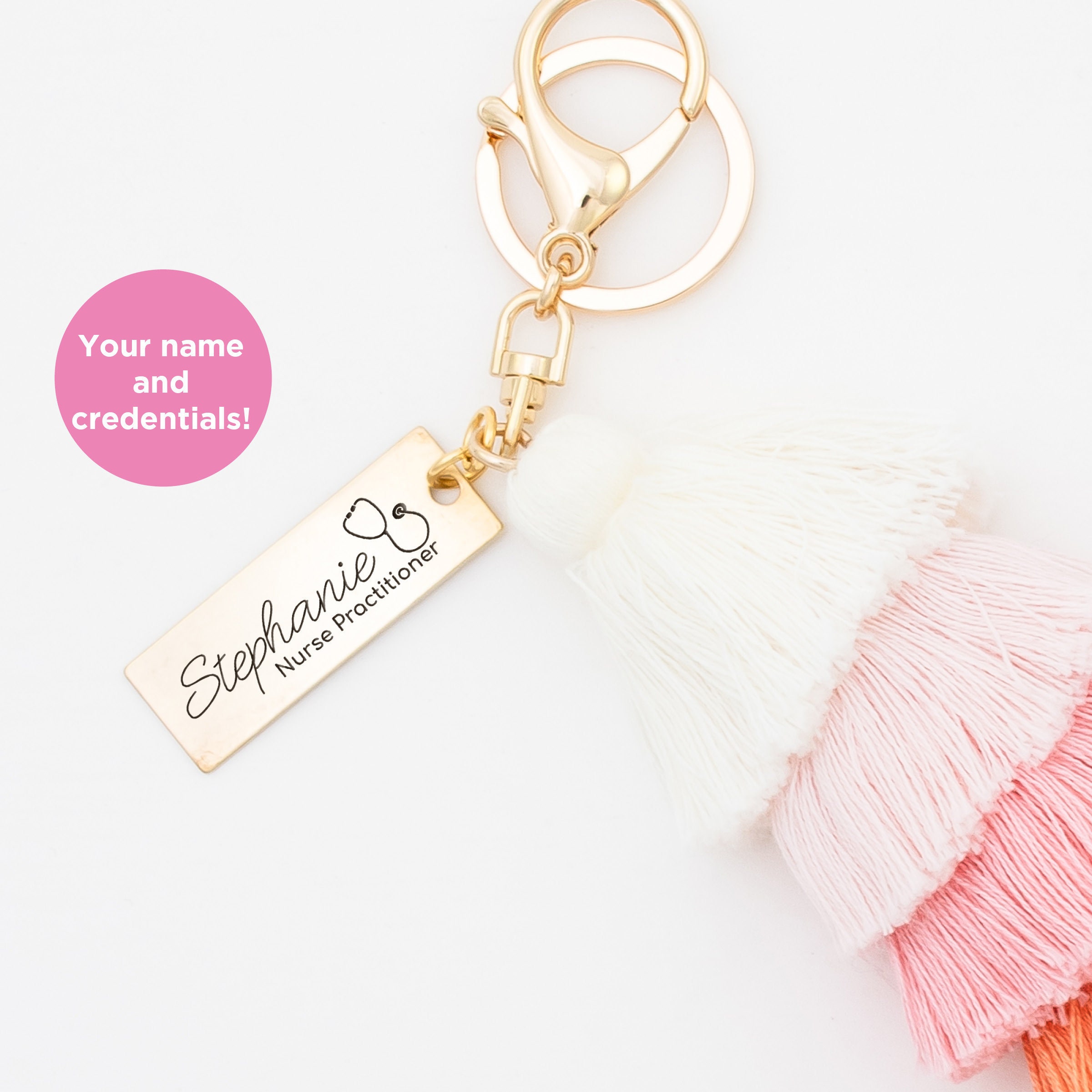Nurse Practitioner Gifts, Personalized Gift, Np Keychain, Gift For Practitioner, Idea