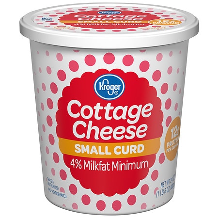 Kroger 4% Milkfat Small Curd Cottage Cheese - 24.0 oz