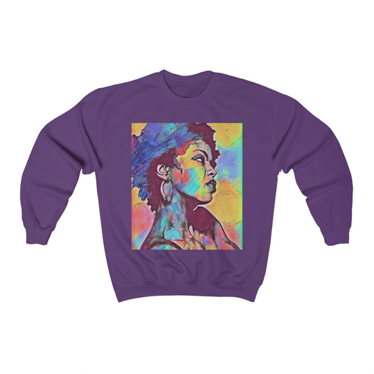 Lauryn Hill Unisex Heavy Blend Crewneck Sweatshirt, Multiple Colors Available