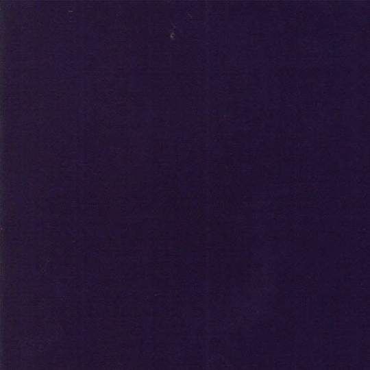 Bella Solids - Navy Blue Solid Blender Cotton Quilt Fabric From Moda Fabrics 9900-20 | W4394