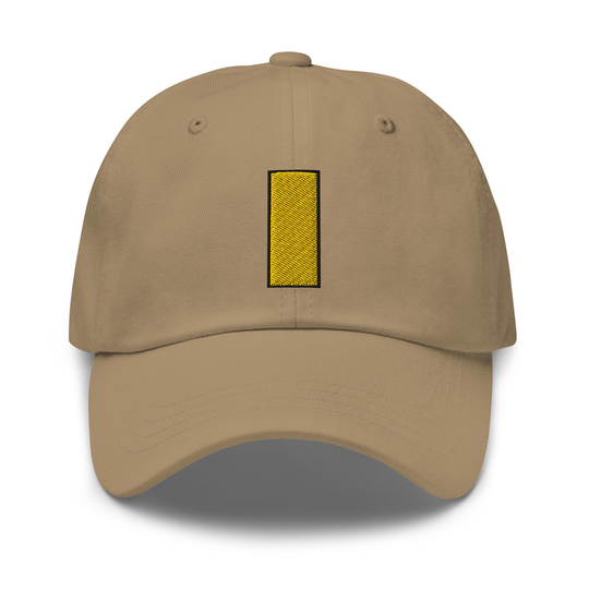2nd Lieutenant Insignia Embroidered Dad Hat