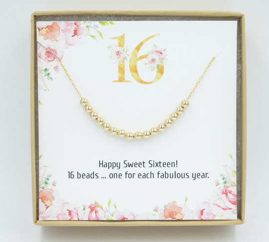 Sweet 16 Gifts For Girls, 16Th Birthday Gift Girl, 16, Necklace, Jewelry, 16Th Necklace, 16 Granddaughter