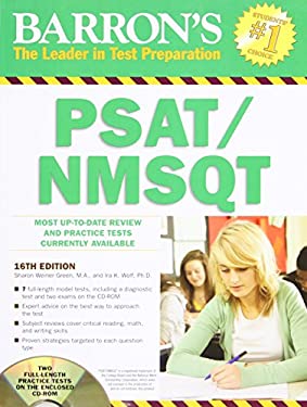 Barron's PSAT/NMSQT with CD-ROM, 16th Edition by ., Sharon, Wolf, Ira K. Weiner Green M.A.