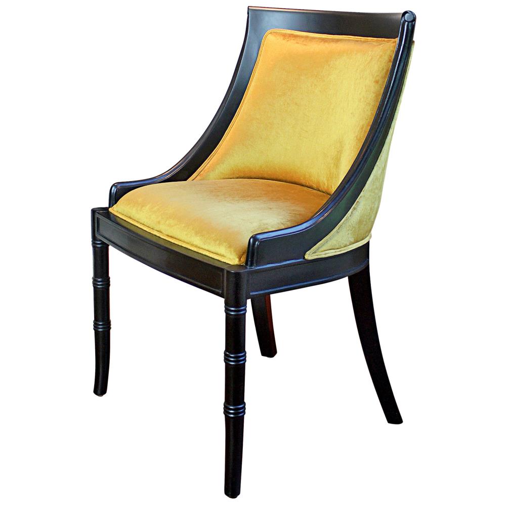 Design Toscano Casual Mahogany Blend Wingback Chair in Brown | AF51762