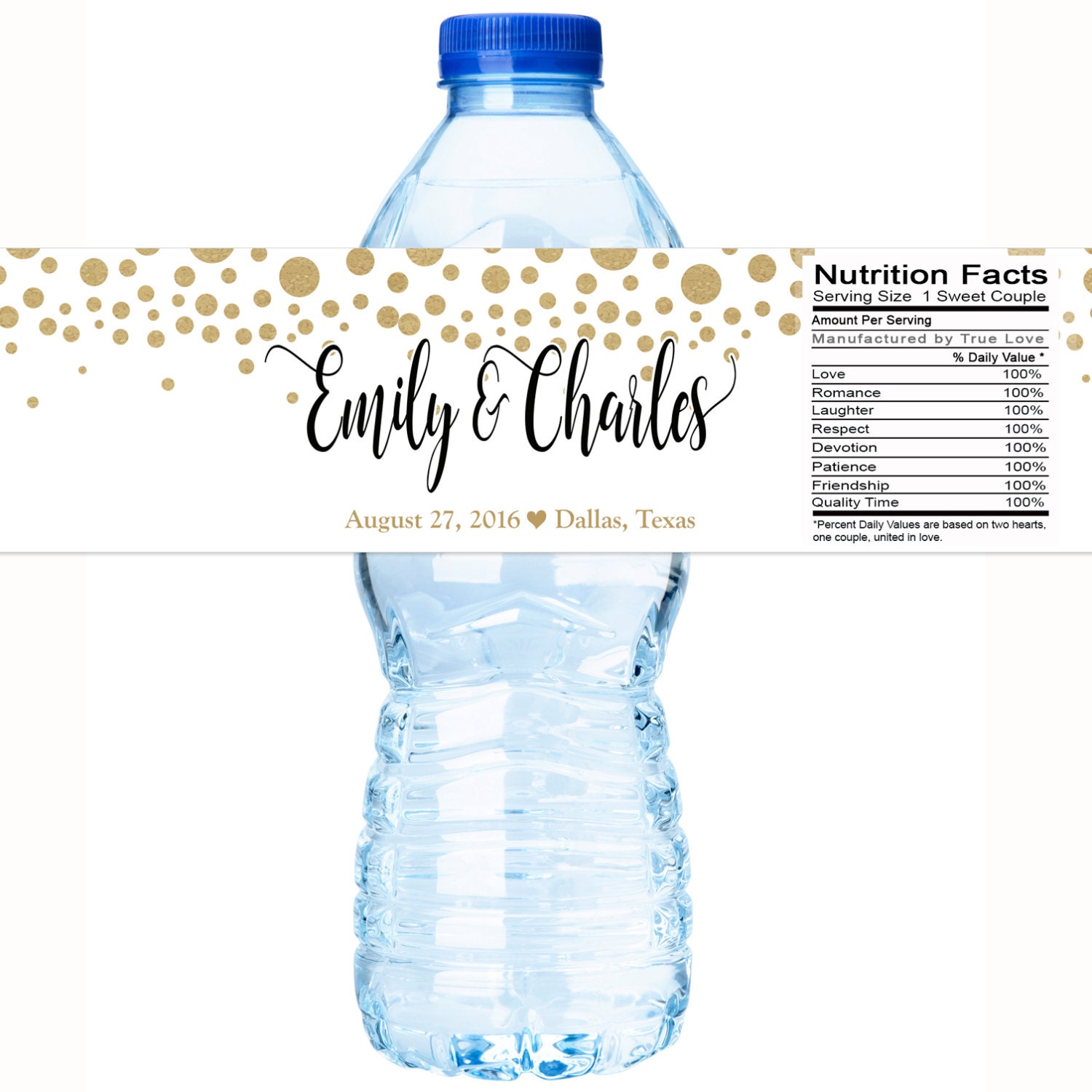 30 Fall Wedding Favors - Water Bottle Labels, Personalized Waterproof Label, Bridal Shower Welcome Bags