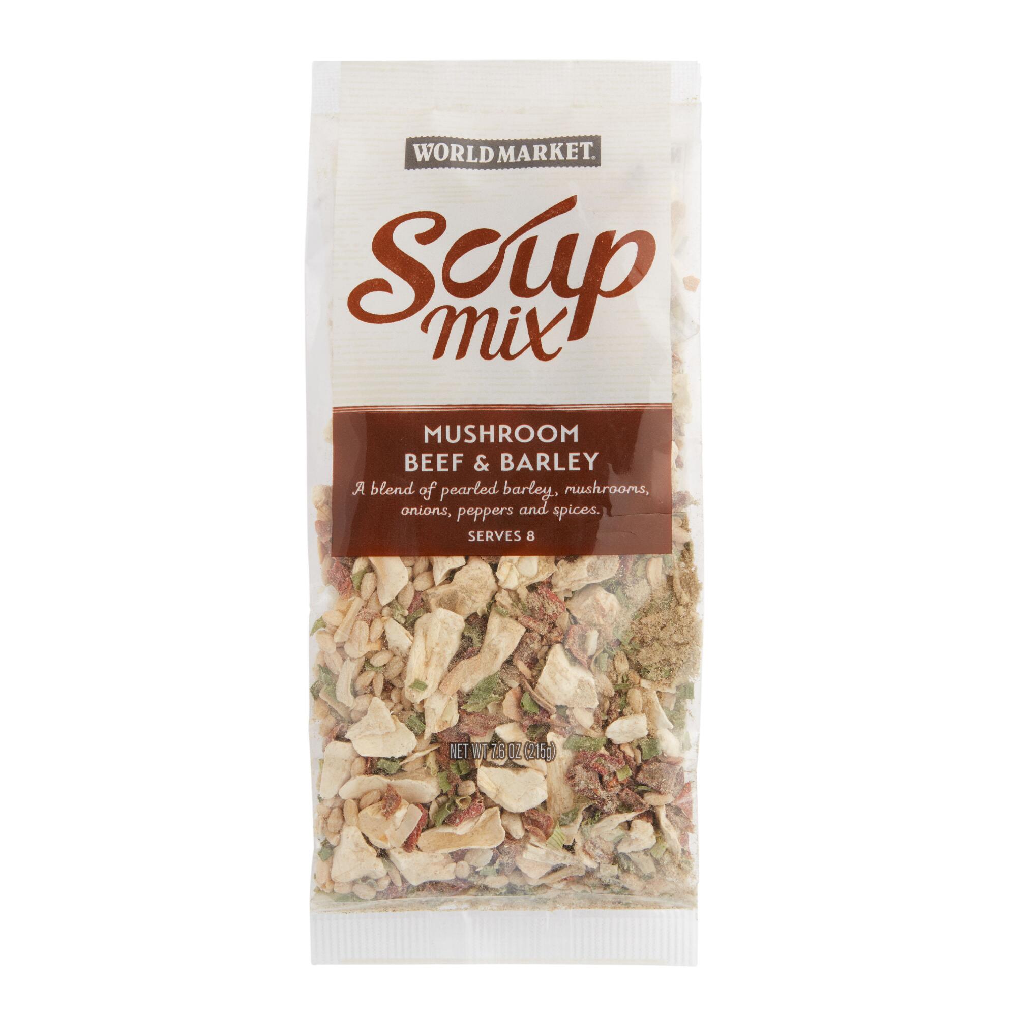 World Market Mushroom Beef Barley Soup Mix Set of 2 by World Market