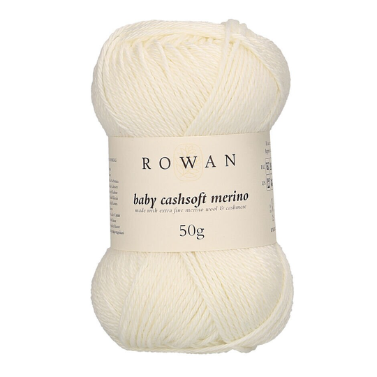 Extrafine Merino Wool Cashmere Blend Knitting Yarn For Babies, Machine Washable Yarn, Rowan Baby Cashsoft Merino, 1.76 Ounces, 172 Yards