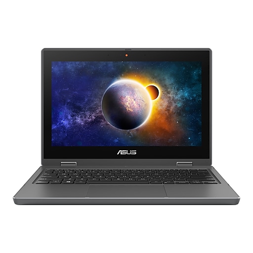 ASUS BR1100FKA XS04T 11.6" Notebook, Intel Celeron, 4GB Memory, 128 GB eMMC, Windows 10 Pro (BR1100FKA-XS04T)