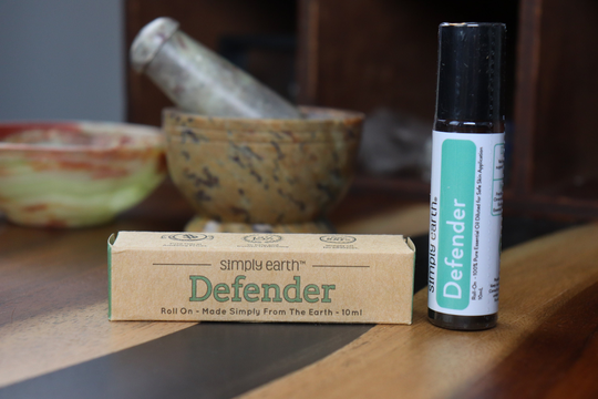 Defender Essential Oil Blend Roll-On, Simply Earth Oils, Essentil Roll-On For Immune System