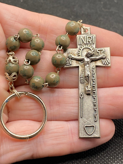 Vintage Cross Keychain