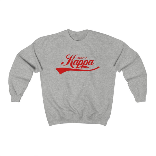 Enjoy A Kappa | Heavy Blend Crewneck Sweatshirt