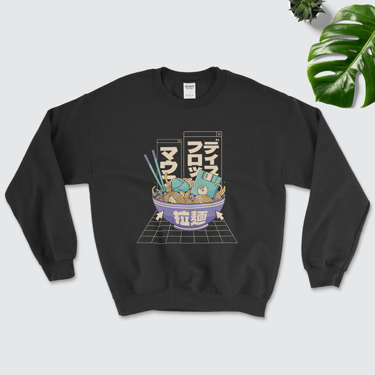 Techie Ramen Sweatshirt | Jumper Foodie Japan Tech Soup