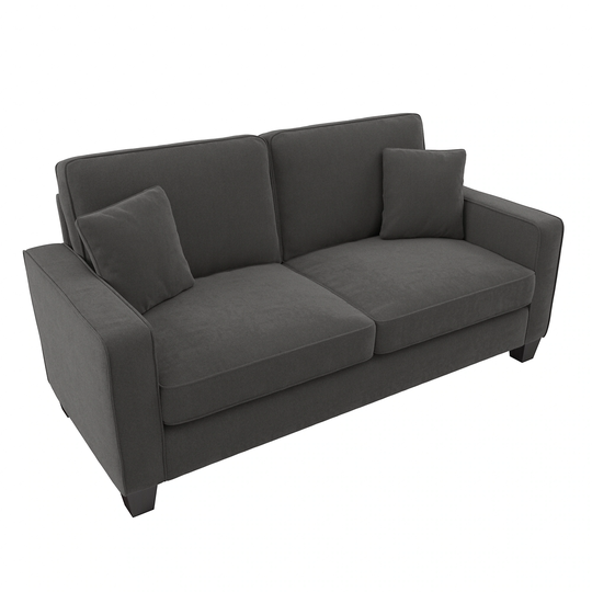 Bush Furniture Stockton Modern Charcoal Gray Herringbone Polyester/Blend Sofa | SNJ73SCGH-03K