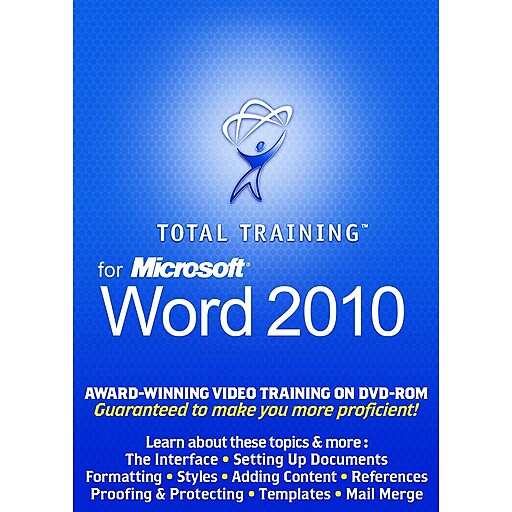 Total Training for Microsoft Word 2010 for 1 User, Windows, Download (BWKD9TSC4B2JXEC)