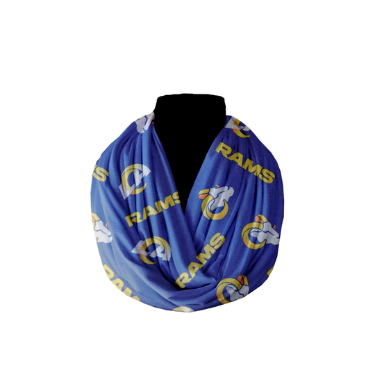 La Rams 100% Cotton Infinity Scarf Round Wrap Around Winter Football Fashion