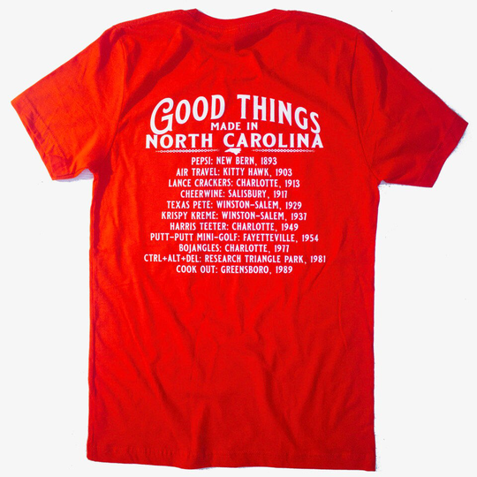 Good Things Made in North Carolina T-Shirt, S/S, Red