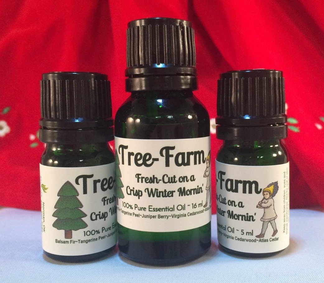 Tree Farm Essential Oil Blend Fresh Cut Pure Winter Holiday Memories