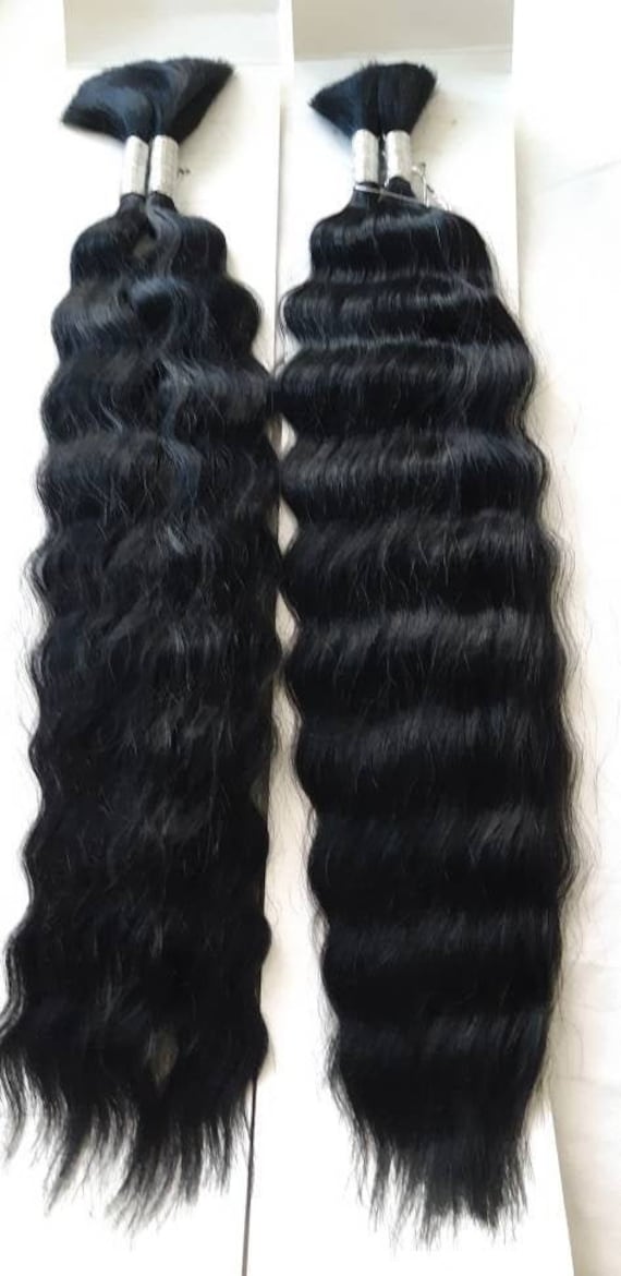 Braiding Hair-Human Hair Blend Wet & Wavy-2 Packs