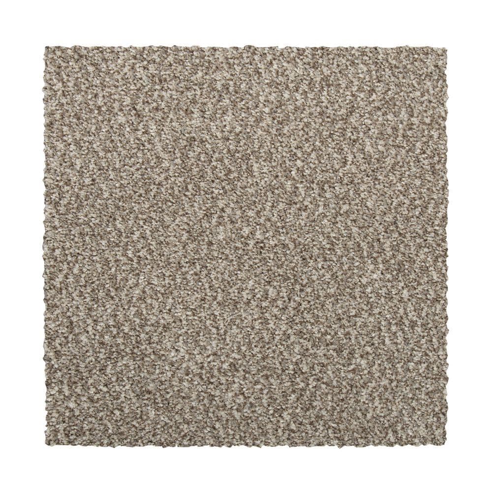 STAINMASTER Essentials Vibrant Blend I Nomad Plush Carpet (Indoor) Polyester in Brown | STP32-12-L004