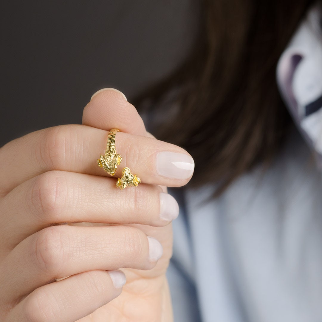 Ram Ring, 14K Gold, Handmade Ring, Ancient Greece, Ancient Symbols, Animal Lovers, Gift For Her