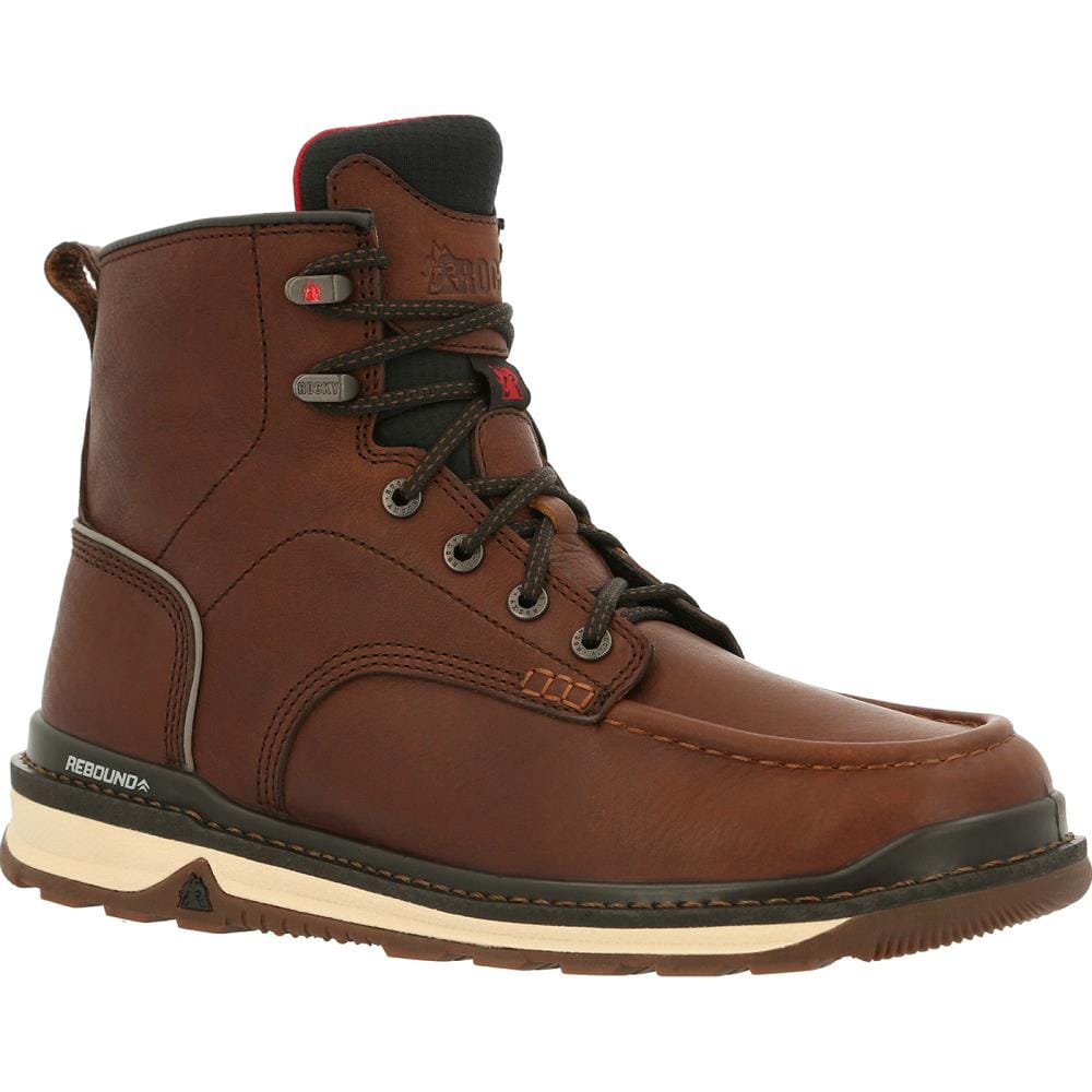Rocky Size: 7 Medium Mens Brown No (Not Recommended For Wet Areas) Work Boots Rubber | RKK0338 M 070