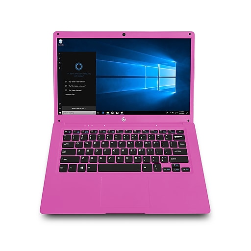 DP Core Innovations CLT146401PN 14.1" Notebook, Intel Atom Z8350, 4GB Memory, 64GB eMMC, Windows 10 Home S, Purple