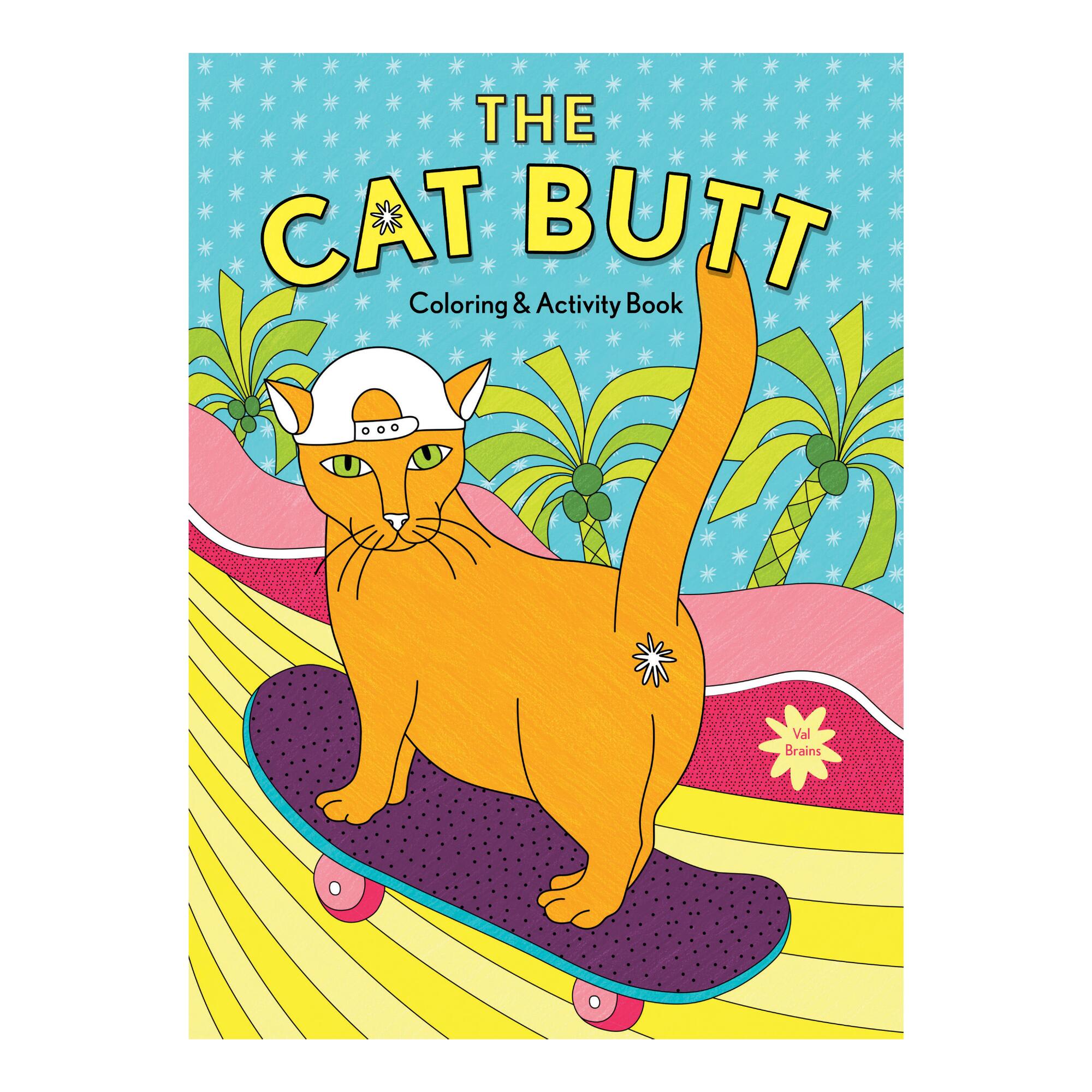 Catt Butt Coloring Book: Multi - Paper by World Market