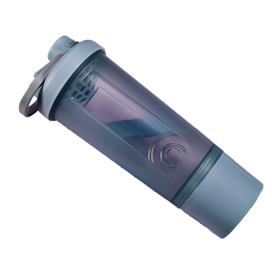 Sport Bottle Portable Durable Frosted Universal Water Blender Cup for Outdoor Fitness - blue, 500ml