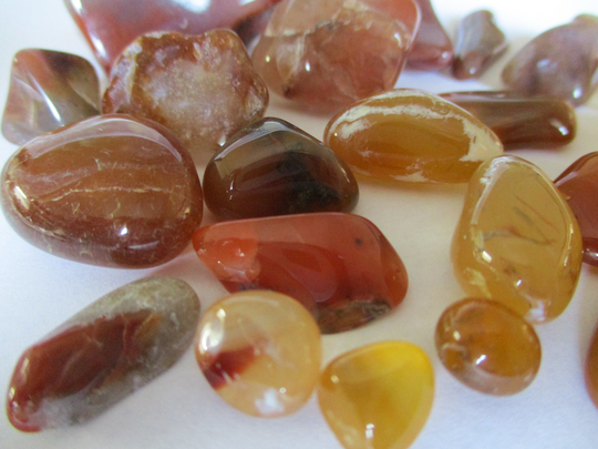 Shiny Red & Purple Toned Agates, Jewelry Making Stones, Polished Stones Lot