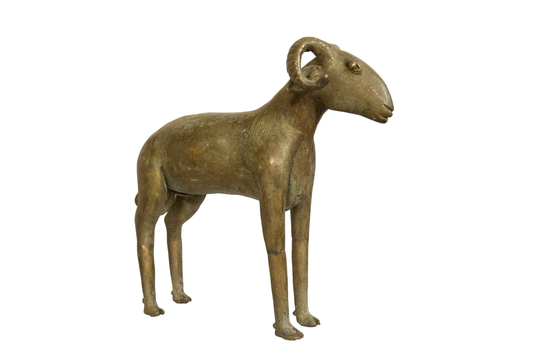 Reserved Vintage African Bronze Ram