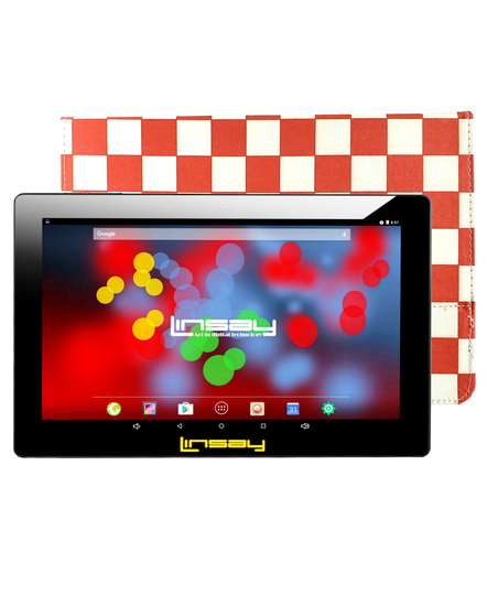 LINSAY 10.1-in Wi-fi Only Android 11 Tablet with Accessories with Case Included;; | F10XIPSCRWS