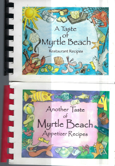 Lot Of 2 Another & Taste Myrtle Beach South Carolina Vintage Country Club Appetizer Recipes Cookbook Sc Community Collectible Cook Books