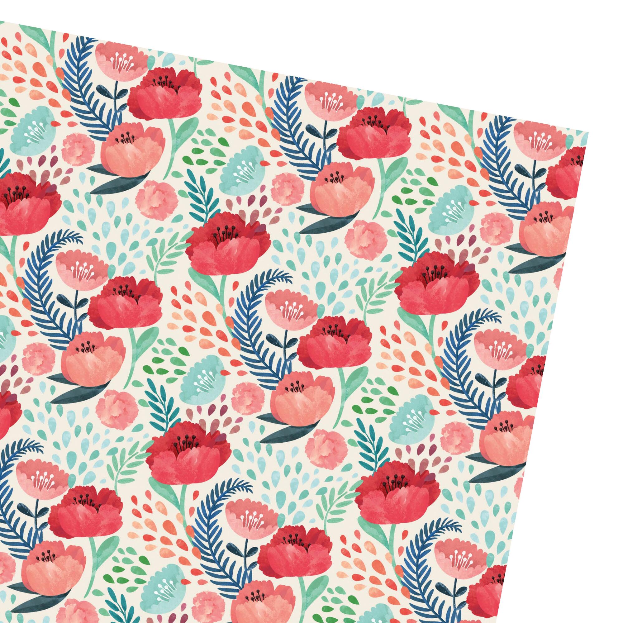 Spring Floral Wrapping Paper Roll: Multi by World Market