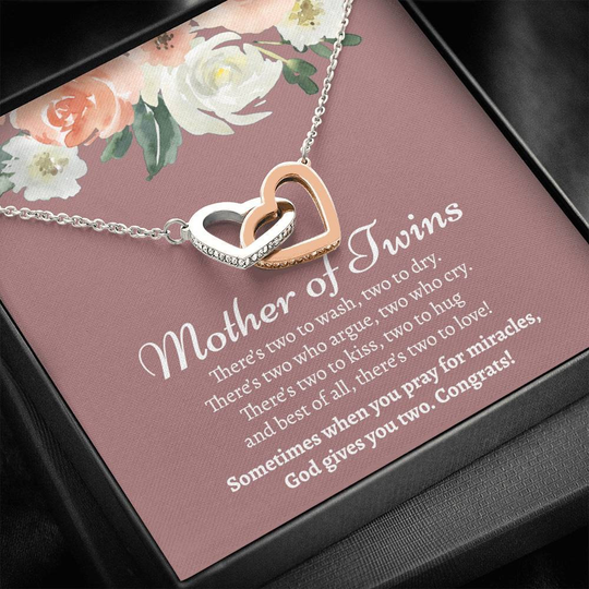 Sentimental New Twin Mom Gift, Gift For Expecting Twins, Of Twins Pregnant With Friend
