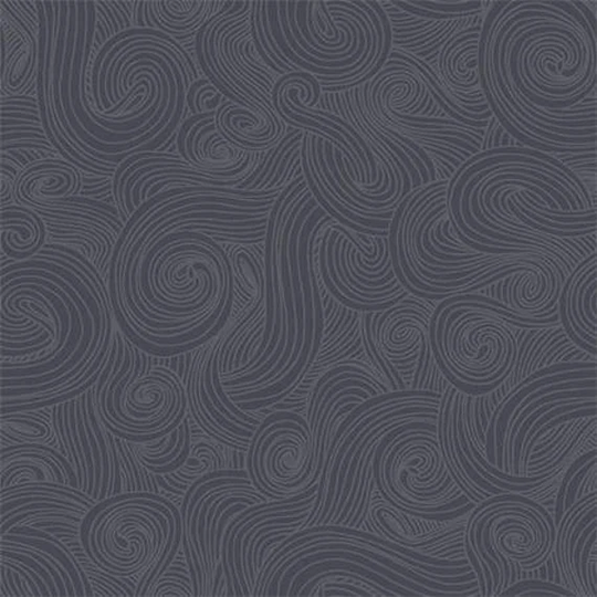 studio E Just Color Charcoal Fabric // Quilting Cotton Woven 100% Cotton Wave Blender