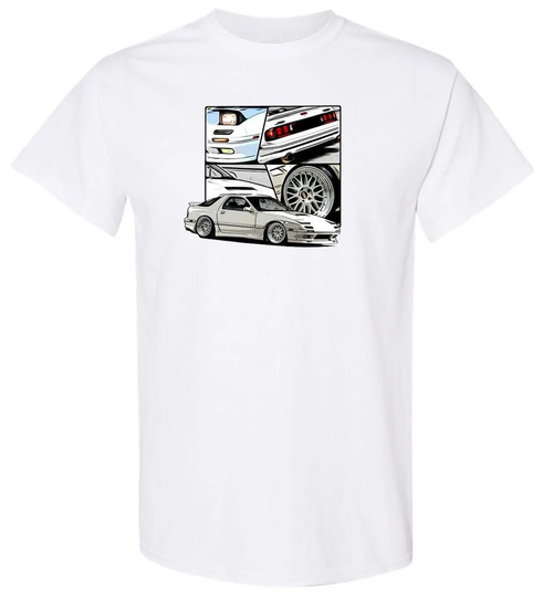Rx7 Shirt Fc3S Super Soft 60/40 Blend T Jdm Cars Fc